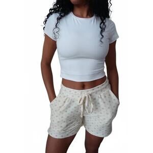 NEW THE HAPPY CAMP3R cloud lounge shorts in vintage flower